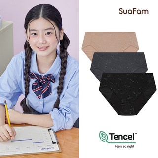 수아팜 주니어 위생 팬티 모달 임파선 3장 세트 (10대 청소년 속옷 아동 여중생 초등 학생 초경 생리 방수 3P 삼각)