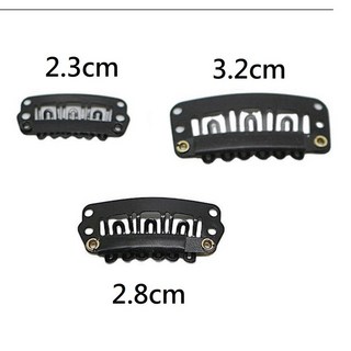 髮夾片 接髮 BB夾 假髮髮夾, 10個, 米白色2.3cm
