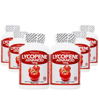 6병 PNC 천연 라이코펜 어드벤스 60정, 6개