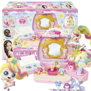 프린세스 캐치티니핑 티니핑 프린세스 헤어샵 티니핑 시즌6 여아 크리스마스 선물 장난감, 1개