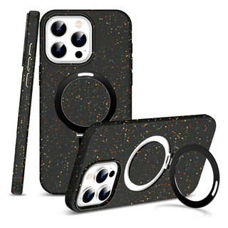 蘋果17 Pro Max七彩磁吸手機殼，磁鐵支架手機保護殼，新款時尚防摔