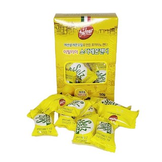 듀포 포지타노 에센셜 레몬캔디 이탈리아 직수입 소다레몬캔디 50g, 10개