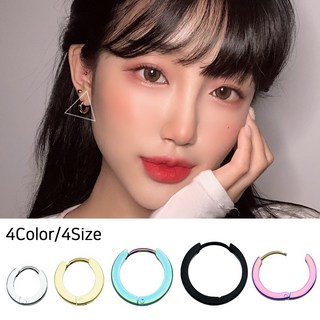 세그먼트링 링피어싱 베이직 원터치 피어싱 7mm/ 9mm/ 12mm/ 14mm