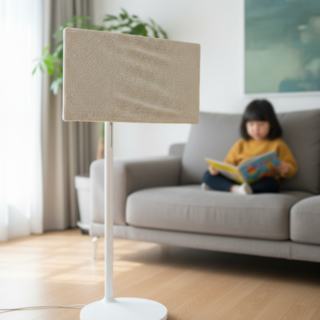 프렌지 쫀쫀한 스판 밴딩 모니터커버, 아이보리