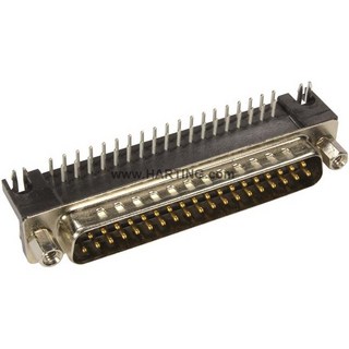 【IF】DB25 公 90度 RS232 25Pin 連接器 D-SUB 轉接頭 90度彎頭設計, 1個