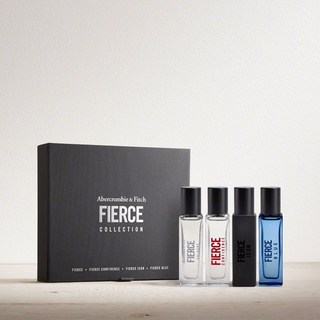 NG出清商品【A&F男生館】Abercrombie & Fitch FIERCE 香水禮盒 【AFL001B5】, 1個, 15ml