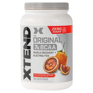 Xtend THE ORIGINAL 7G BCAA粉末 肌力補充 + 電解質 義大利血橙口味, 1罐