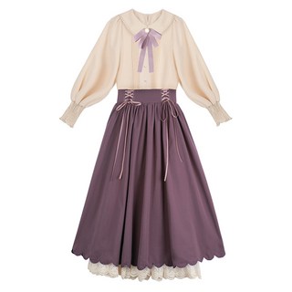 중세시대 옷 프랑스 전통 원피스 드레스 의상 개화기