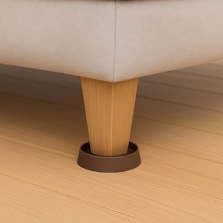 클라이트 가구 밀림방지 논슬립 패드 긁힘방지 패드 소파 고정 패드 가구 받침대 4P, 1세트, 브라운