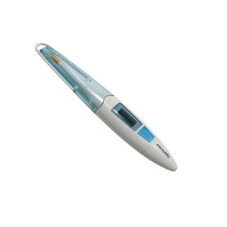 [반려동물] 스틱형 10측정 강아지 고양이 직장 항문 체온계 (생활방수/플레시블팁) 마이크로라이프 10초측정 1개+알콜솜20매, 1세트