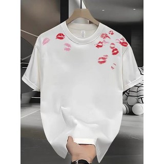 夏季男士精梳棉短袖T恤 寬鬆休閒百搭款