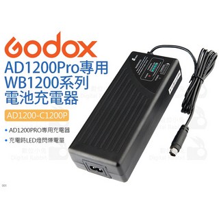 Godox 神牛 C1200P WB120系列 電池充電器 AD1200 Pro 閃光燈充電器, 1個