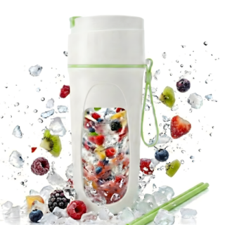 초강력분쇄 해킷 휴대용 소형 믹서기 텀블러, 340mL