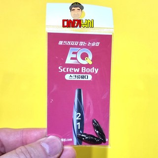 다사가 이큐피싱 원터치 스크류 바디 추 (3개입) 봉돌 민물 낚시, 0., 1개, 3개입