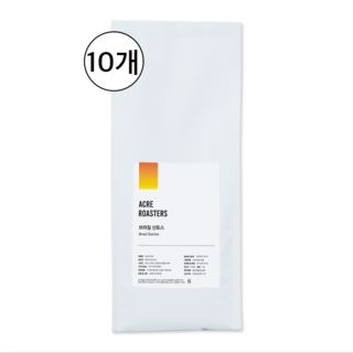 고소한 브라질 산토스 싱글 오리진 원두 커피, 10개, 1kg, 홀빈(분쇄안함)
