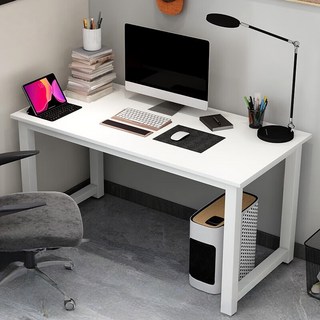 업그레이드형 컴퓨터 책상 튼튼한 다용도 놀이 테이블, 흰색