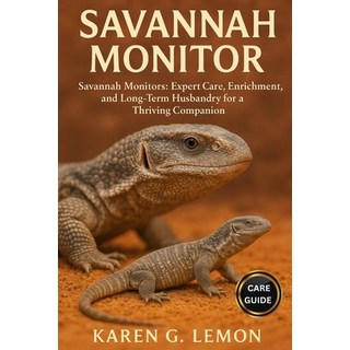 (英文圖書)Savannah Monitor: Savannah Monitors: Expert Care Enrichment and Long-Term Husb... 平裝版, Independently Published, 英文