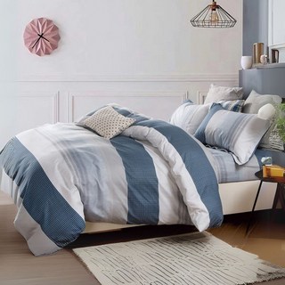 安棲家居 極緻抗菌雲織棉床包組 台灣製造 多尺寸選擇 (單人/雙人/加大/特大) R34 海岸晨曦