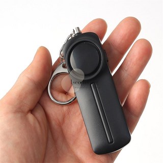 루움 호신용 경보기 블랙 호루라기목걸이