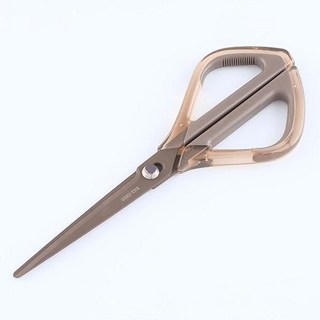 NIKKEN 新款剪刀 黑色 不沾膠 剪紙 開箱用 KX-20B 送日本礦泉水一瓶(日本原裝現貨), 金色, 1個