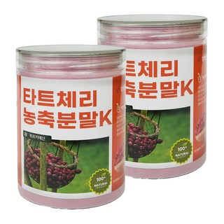 타트체리분말 300g / 튀르키예 타트체리 농축 추출물 가루 파우더 체리 체리분말 요거트 샐러드 활용 건강차 체리쥬스 주스, 2세트