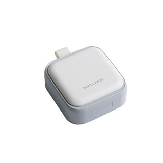 隨身迷你藥盒 分裝盒 小藥格收納盒 家用, 白色, 1個