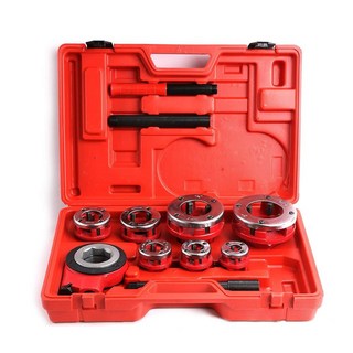 7 사이즈 래칫 타입 파이프 스레드 다이 3/8인치 ~ 2인치 NPT, 1개