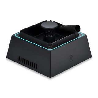 智能菸灰缸 防二手菸神器 香薰 沉香 除菸器 煙灰缸空氣淨化器, 1個, 智能菸灰缸【科技黑】1組套裝, 科技黑