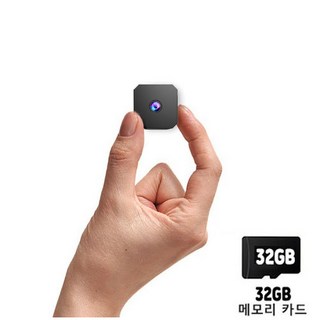 초장시간 대기 초소형 무선 적외선 홈캠 초소형 CCTV 카메라 초소형 WIFI 카메라 1080P 홈캠 적외선 야간촬영 모션감지 알림 충전식, 1개, F1+32G메모리 카드