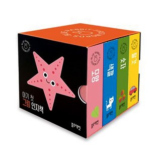 寶寶第一套圖畫認知書 全套4冊, 藍兔