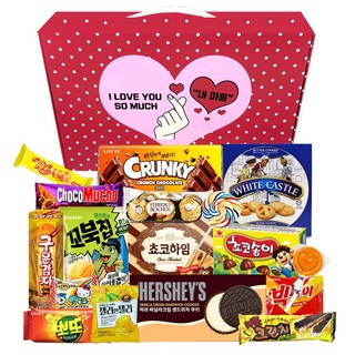화이트데이 선물 사탕 초콜릿 과자세트 BIG, 1세트, 500g