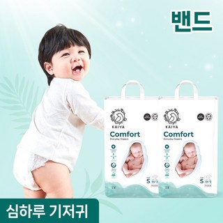 카이야 컴포트 에브리데이 프리미엄 기저귀 밴드형 남여공용, 소형(S), 112매