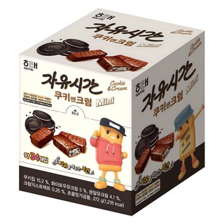 freetime 迷你巧克力奶油棒, 1盒, 272g