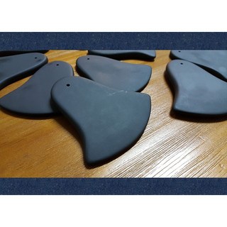 A14 瘦臉刮痧板 天然砭石臉部按摩器 美容刮痧板 美體經絡按摩 保健刮痧, 1個