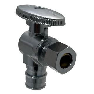 [ 1066819 ] XFITTING Pex A 1.3cm(1/2인치) x 1cm(3/8인치) 외경 압축 각도 스톱 밸브 201-3-1=2XX 2피스, 2, 1개