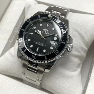 오리엔트 더블 라이온 시계 리퍼비시 일본 완전 자동 기계식 비즈니스 남성용 스테인리스 스트립