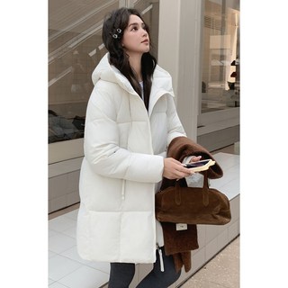 ANYOU 겨울 도톰 하프 패딩 따뜻한 패딩 점퍼