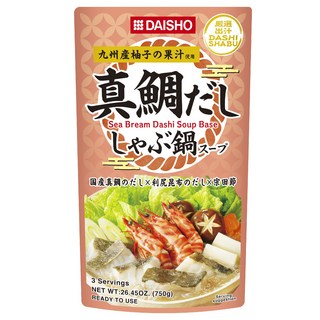 DAISHO 大逸昌 真鯛高湯涮涮鍋火鍋湯底, 1個, 750g