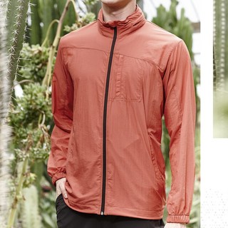 RATOPS瑞多仕 男款輕薄抗UV外套 DH2081 桔棕色