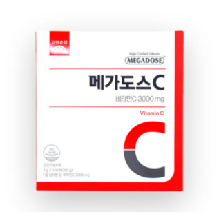 고려은단 메가도스C 비타민C 2000 100포, 100개, 3g