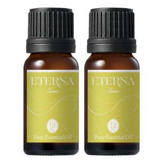 에테르나 퓨어 에센셜오일 100% 아로마오일 원액, 2개, 10ml, 레몬