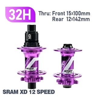 ARC 허브 산악 자전거 009 HG / MS XD 32 홀 6 디스크 볼트 J-벤드 MTB NBK 베어링 사이클 휠 림 12 단, 12 32H 148x12 12S XD, 1개