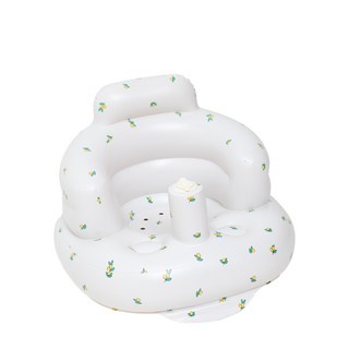 에어벤치 유아 에어쇼파 휴대용 펌프 욕실 의자 에어벤치 베이비 소프트 의자 유아 벤치, 55*54*34cm, 올리브 열매