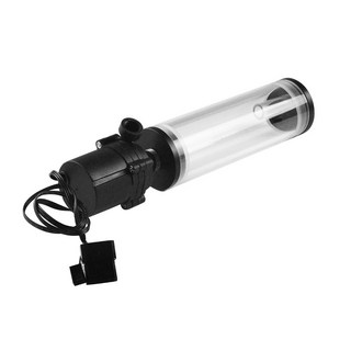 실린더 컴퓨터 물 탱크 PC 수냉 SC600 펌프 라디에이터 CPU 워터블록 거치대 키트 G1/4 인치 스레드 XHC8 160mm 12V 19W, Type A, 1개