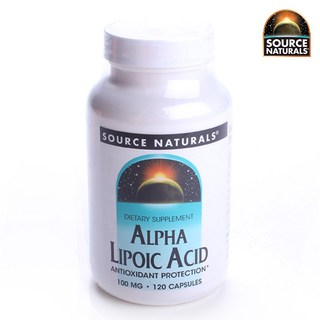 SOURCE NATURALS 硫辛酸膠囊, 1個, 120顆