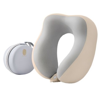 온빛 휴대용 메모리폼 목베개, 그레이