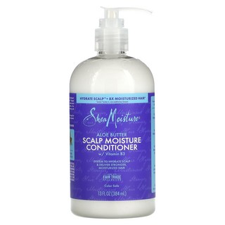 SheaMoisture 두피 모이스처 컨디셔너 알로에 버터 384ml(13fl oz), SheaMoisture두피모이스처컨디셔너알로에버터384, 1개, 384ml