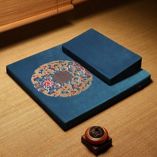 육각 상자 선물 케이스 쿠키 답례품 선물 상자 박스 다각형 종이, 1개, G_딥블루 자수 벨벳 하단패드 60x60cm