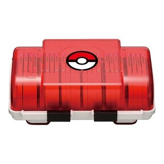 正版 寶可夢 Mezastar 卡匣收藏盒 24張卡匣容量 紅色收納箱, 1個, 24張卡匣收藏盒-紅(贈隨機2張四星卡)