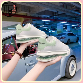 百搭小白鞋女新款運動鞋學生韓版百搭休閒氣墊鞋子女厚底增高女鞋